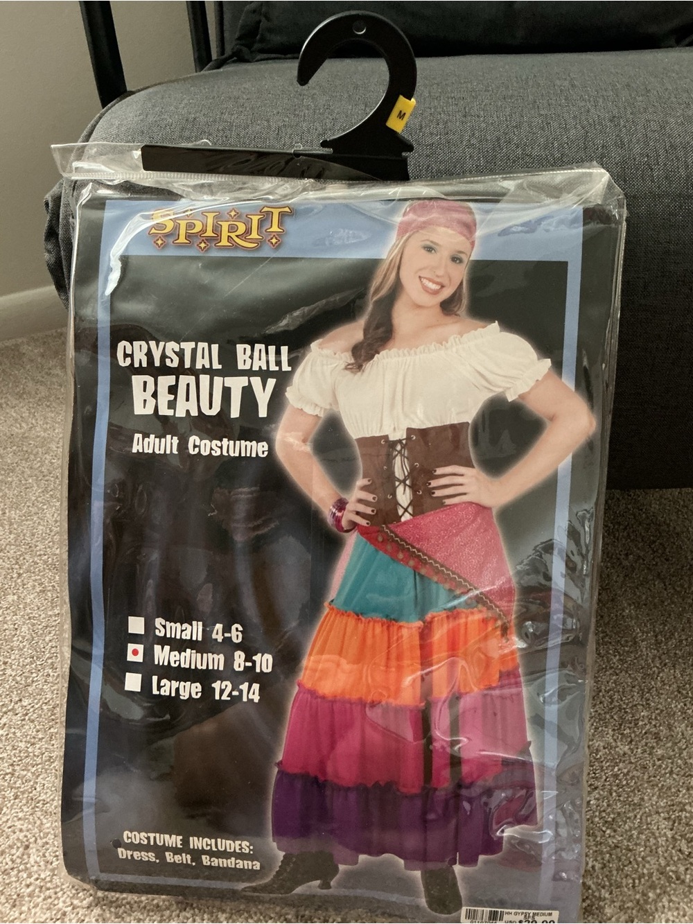 Spirit Halloween Crystal Ball Beauty Costume - Adult Medium 8-10
